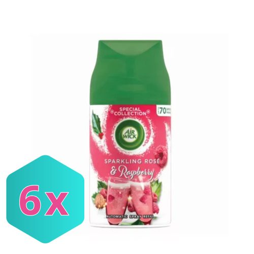Air Wick FreshMatic utántöltő Sparkling Rose & Raspberry 250ml KARTON - 6 db
