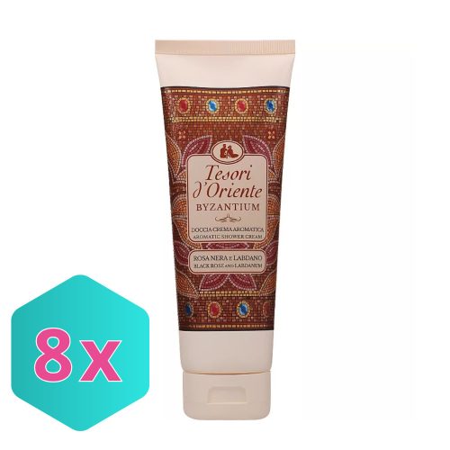 TESORI D'ORIENTE krémtusfürdő -BYZANTIUM- 250 ml KARTON - 8 db
