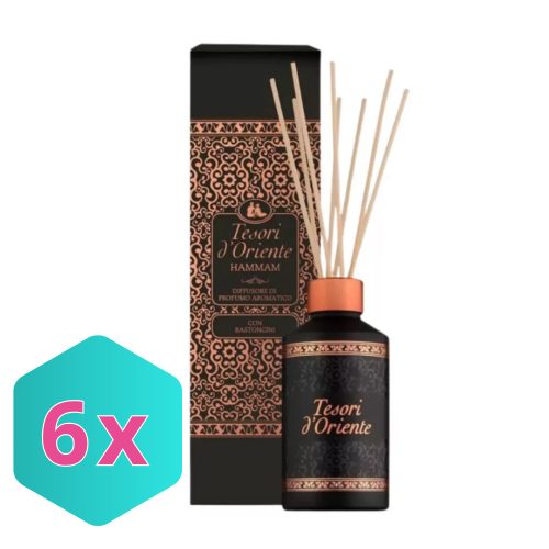 TESORI D'ORIENTE HAMMAM pálcás illatosító diffúzor 200ml KARTON - 6 db