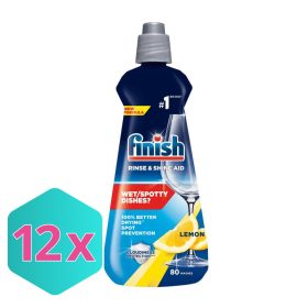   Finish edényöblítőszer mosogatógépbe, lemon 400ml KARTON - 12 db