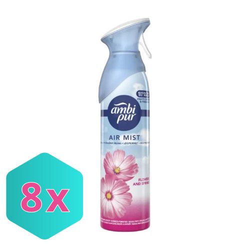 Ambi Pur légfrissítő 185ml flowers/spring KARTON - 8 db