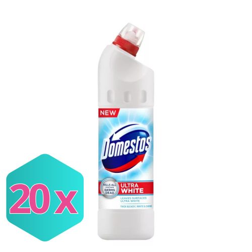 Domestos ULTRA WHITE fehérítő 750ml KARTON - 20 db