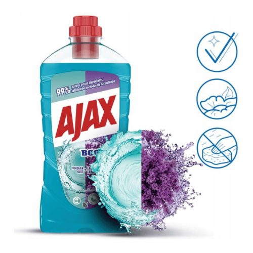 Ajax Boost 1L Vinegar and Levendula felmosószer KARTON - 12 db