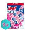 Bref Power Aktiv WC tisztító golyó Flower 3×50 g (3 db) KARTON -9 cs