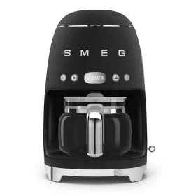  Smeg filteres kávéfőző 50-es évek design (matt fekete) DCF02BLMEU