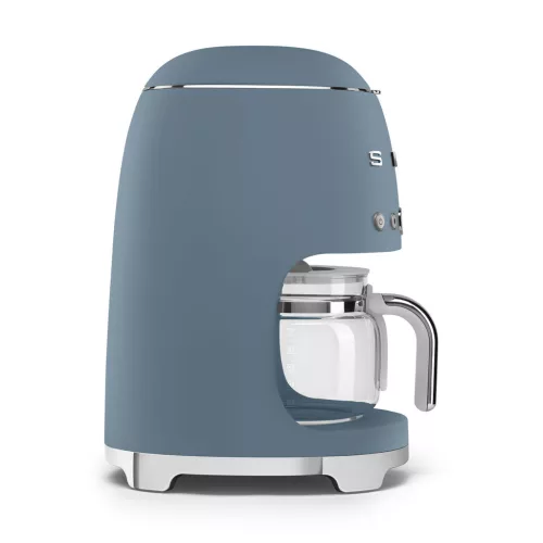 SMEG DCF02SBMEU filteres kávéfőző aromaszabályozó funkcióval 50's Style Retro design , Matt ezüst