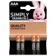 Duracell Basic DL Alkáli mini Ceruzaelem AAA 4db (MN2400B4)