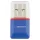 Esperanza USB 2.0 microSD kártyaolvasó kék (EA134B)