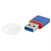 Esperanza USB 2.0 microSD kártyaolvasó kék (EA134B)