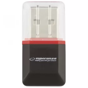 Esperanza EA134K MicroSD - USB 2.0 kártyaolvasó fekete