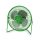 Esperanza Yugo asztali USB ventilátor, 6 col, zöld