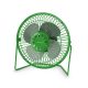Esperanza Yugo asztali USB ventilátor, 6 col, zöld