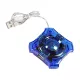 Esperanza EA150B Star USB 2.0 HUB 4 portos kék