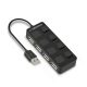 Esperanza 4-portos USB 2.0 HUB kapcsolóval