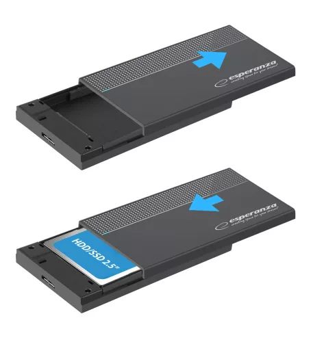 ESPERANZA KÜLSŐ HDD/SSD TOK 2.5" HDD-HEZ EBA102