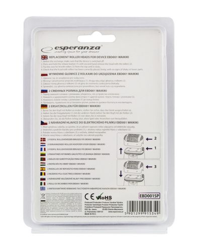 ESPERANZA 2 CSERE GÖRGŐ FEJEK AZ EBD001 WAIKIKI KÉSZÜLÉKHEZ