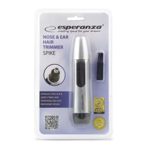 Esperanza EBG004S Spike fül és orrszőrvágó ezüst-fekete