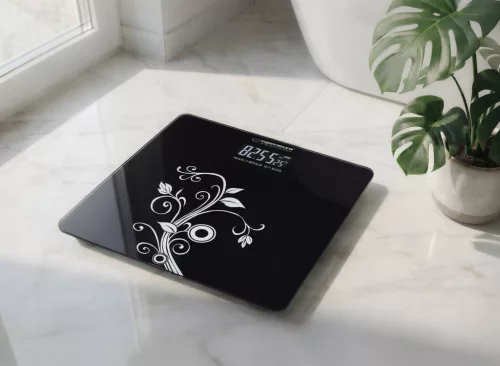 Esperanza Yoga fürdőszobai mérleg fekete (EBS003)
