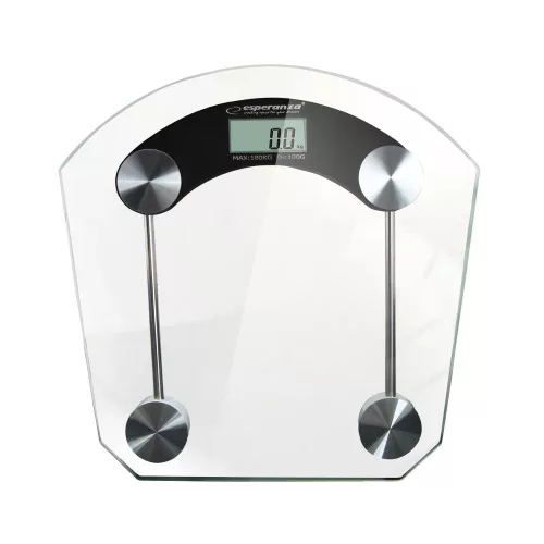 Esperanza Pilates fürdőszobai mérleg fekete (EBS008K)