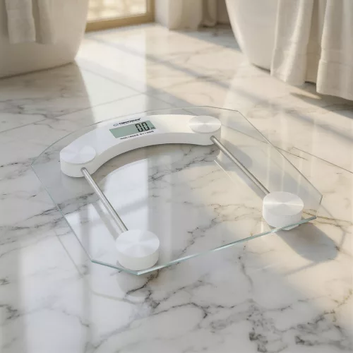 Esperanza Pilates fürdőszobai mérleg fehér (EBS008W)