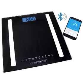   Esperanza EBS016K B.FIT 8 in1 Bluetooth fürdőszoba mérleg fekete