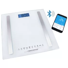   Esperanza EBS016W B.FIT 8 in1 Bluetooth fürdőszoba mérleg fehér