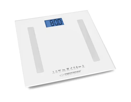 Esperanza EBS016W B.FIT 8 in1 Bluetooth fürdőszoba mérleg fehér