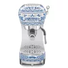 Smeg karos espresso kávéfőző tejhabosítóval, 50-es évek design (mediterraneo) ECF02DGBEU