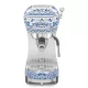Smeg karos espresso kávéfőző tejhabosítóval, 50-es évek design (mediterraneo) ECF02DGBEU
