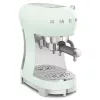 SMEG ECF02 ESPRESSO KÁVÉFŐZŐ, retro, tejhabosítóval, zöld