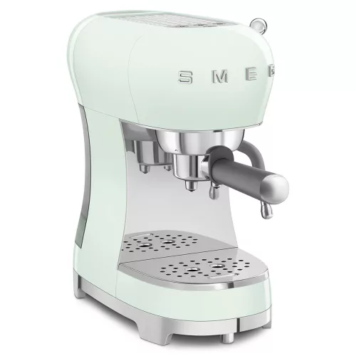 SMEG ECF02 ESPRESSO KÁVÉFŐZŐ, retro, tejhabosítóval, zöld