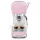 SMEG ECF02 ESPRESSO KÁVÉFŐZŐ, retro, tejhabosítóval, rózsaszín