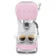 SMEG ECF02 ESPRESSO KÁVÉFŐZŐ, retro, tejhabosítóval, rózsaszín