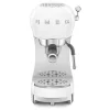 Smeg karos kávéfőző tejhabosítóval 50-es évek design (fehér) ECF02WHEU