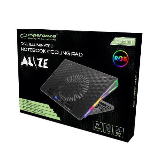 ESPERANZA RGB MEGVILÁGÍTOTT JÁTÉK NOTEBOOK HŰTŐPAD ALIZE