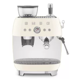   SMEG EGF03CREU karos eszpresszó kávéfőző beépített darálóval 50's Style Retro design , Krém