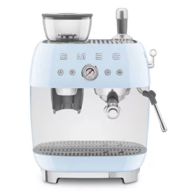   Smeg darálós karos Espresso kávéfőző 50-es évek design (kék) EGF03PBEU
