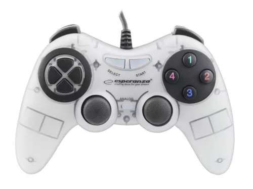ESPERANZA GAMEPAD PC USB FIGHTER FEHÉR
