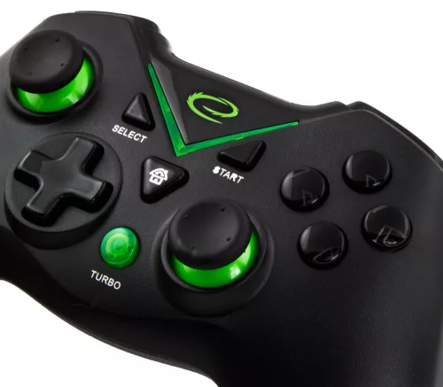 Esperanza Major Vezeték nélküli Gamepad USB, 2.4GHZ, PC/PS3, fekete