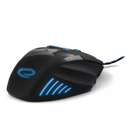 Esperanza MX201 WOLF optikai egér fekete-kék USB (EGM201B)