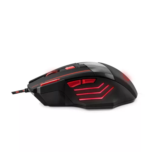 Esperanza MX201 WOLF optikai egér fekete-piros USB (EGM201R)