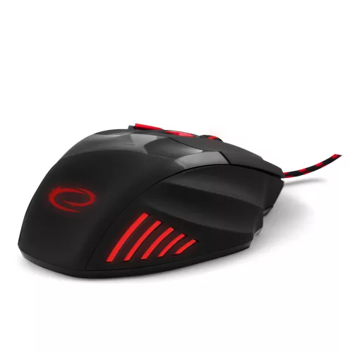 Esperanza MX201 WOLF optikai egér fekete-piros USB (EGM201R)