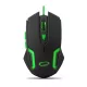Esperanza MX205 Fighter USB Gamer egér, fekete-zöld