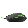 Esperanza MX205 Fighter USB Gamer egér, fekete-zöld