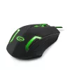 Esperanza MX205 Fighter USB Gamer egér, fekete-zöld