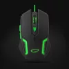 Esperanza MX205 Fighter USB Gamer egér, fekete-zöld