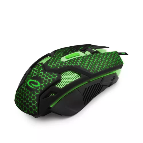 Esperanza MX207 COBRA optikai Gaming egér zöld (EGM207G)