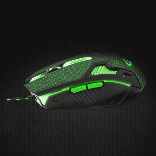Esperanza MX207 COBRA optikai Gaming egér zöld (EGM207G)