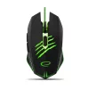 Esperanza MX209 CLAW optikai Gaming egér fekete-zöld (EGM209G)