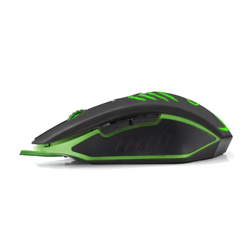 Esperanza MX209 CLAW optikai Gaming egér fekete-zöld (EGM209G)